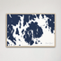 Mount Desert Coastal Map — Canvas Horizontal, navy, Natural Oak