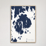 Mount Desert Coastal Map — Canvas Vertical, navy, Natural Oak