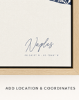 Naples canvas map — location and coordinates customization