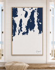 Newport canvas map — window-scene interior