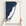 Assateague vertical canvas map in Navy, hands holding an oak-framed canvas