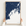 Casco Bay vertical canvas map in Navy, hands holding an oak-framed canvas
