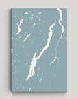 Lake George vertical canvas map, Soft Blue, No Frame