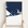 Orange Beach vertical canvas map in Navy, hands holding an oak-framed canvas