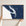 Salish Sea horizontal canvas map in Navy, hands holding an oak-framed canvas