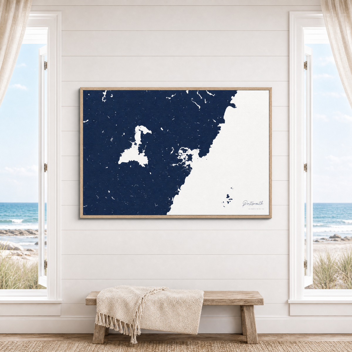 Portsmouth canvas map — window-scene interior