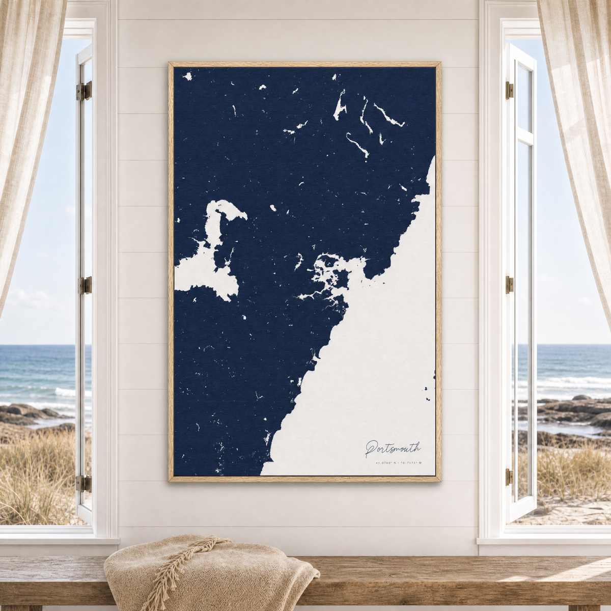 Portsmouth canvas map — window-scene interior