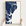 Saint Simons Island canvas map — hands holding the canvas in an oak frame