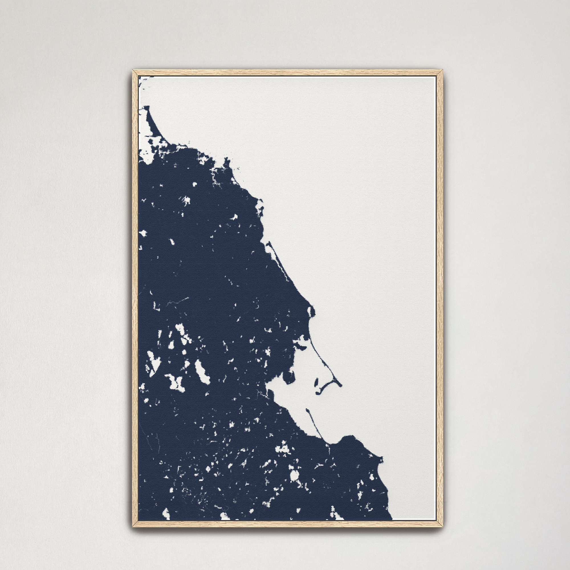 South Shore Massachusetts Canvas Vertical product mockup