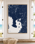 Tampa canvas map — window-scene interior