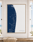 The Palm Beaches canvas map — window-scene interior